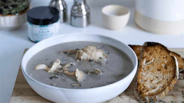 Vegan Cream of Mushroom Soup - Organika Health Products