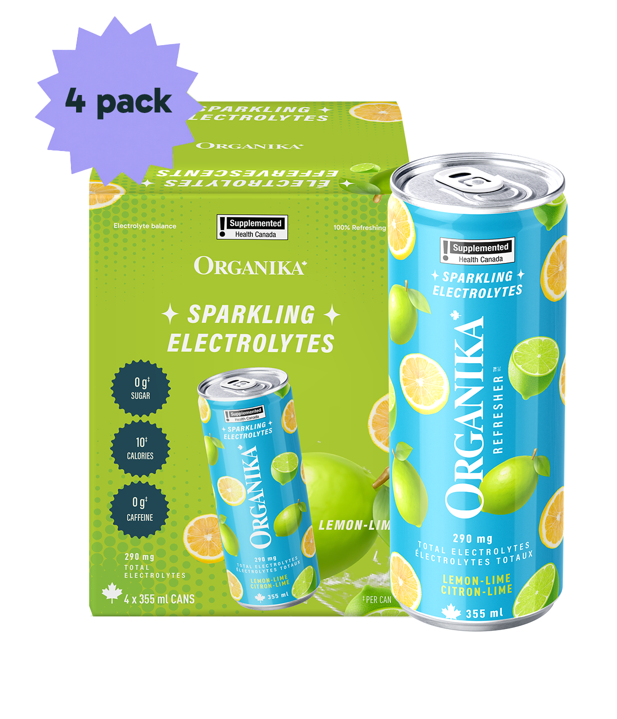 Sparkling Electrolytes (4 Pack)