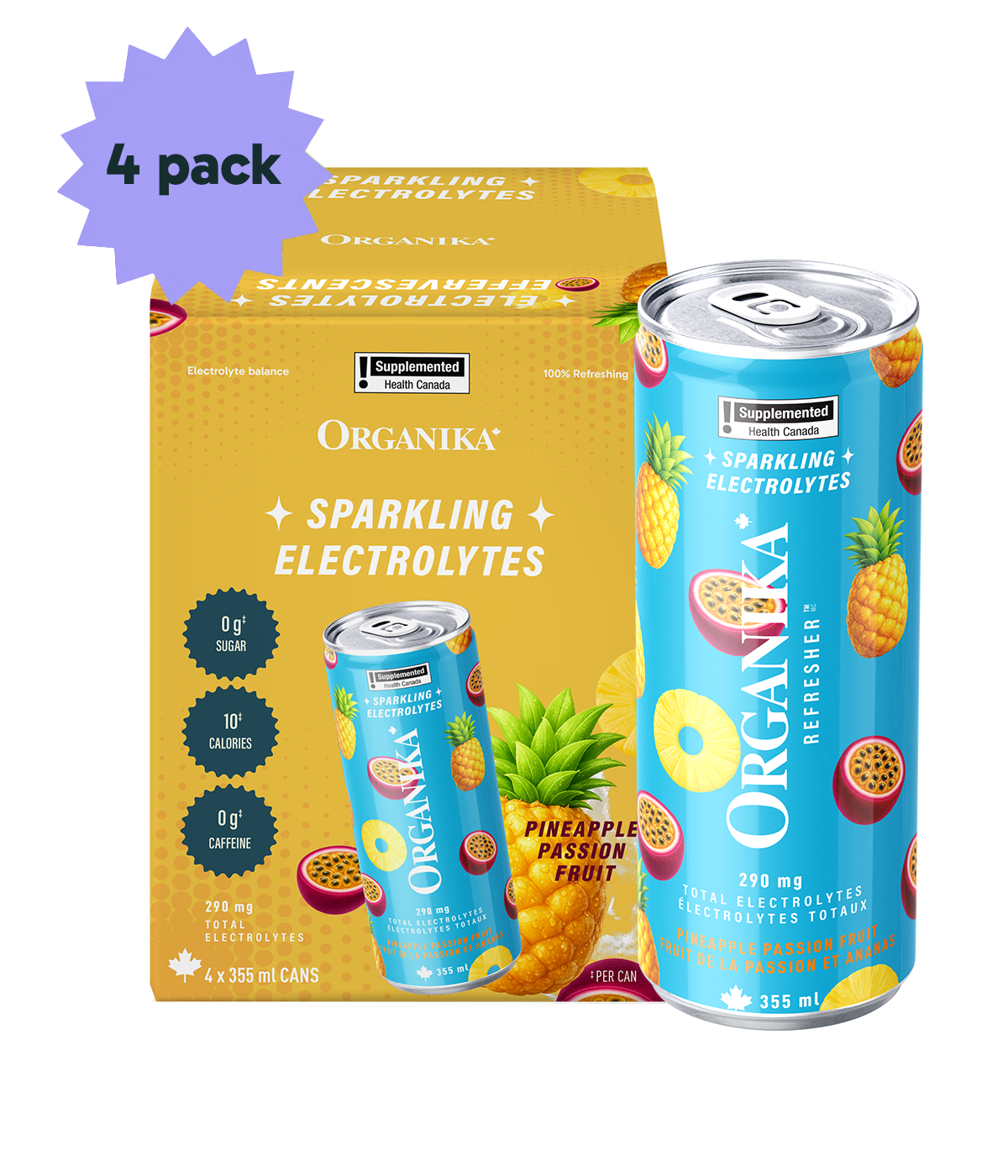 Sparkling Electrolytes (4 Pack)