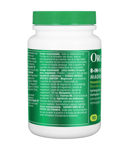 8 - in - 1 Magnesium - 90 Vcaps - Organika Health Products