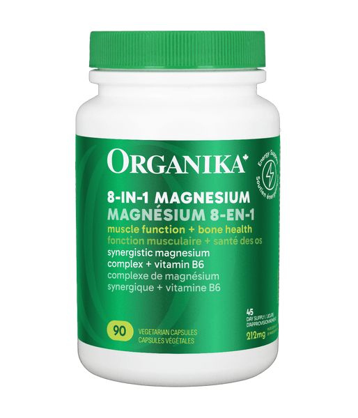 8 - in - 1 Magnesium - 90 Vcaps - Organika Health Products