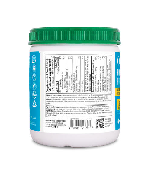 Electrolyte 100 Servings - Classic Lemonade - Organika Health Products