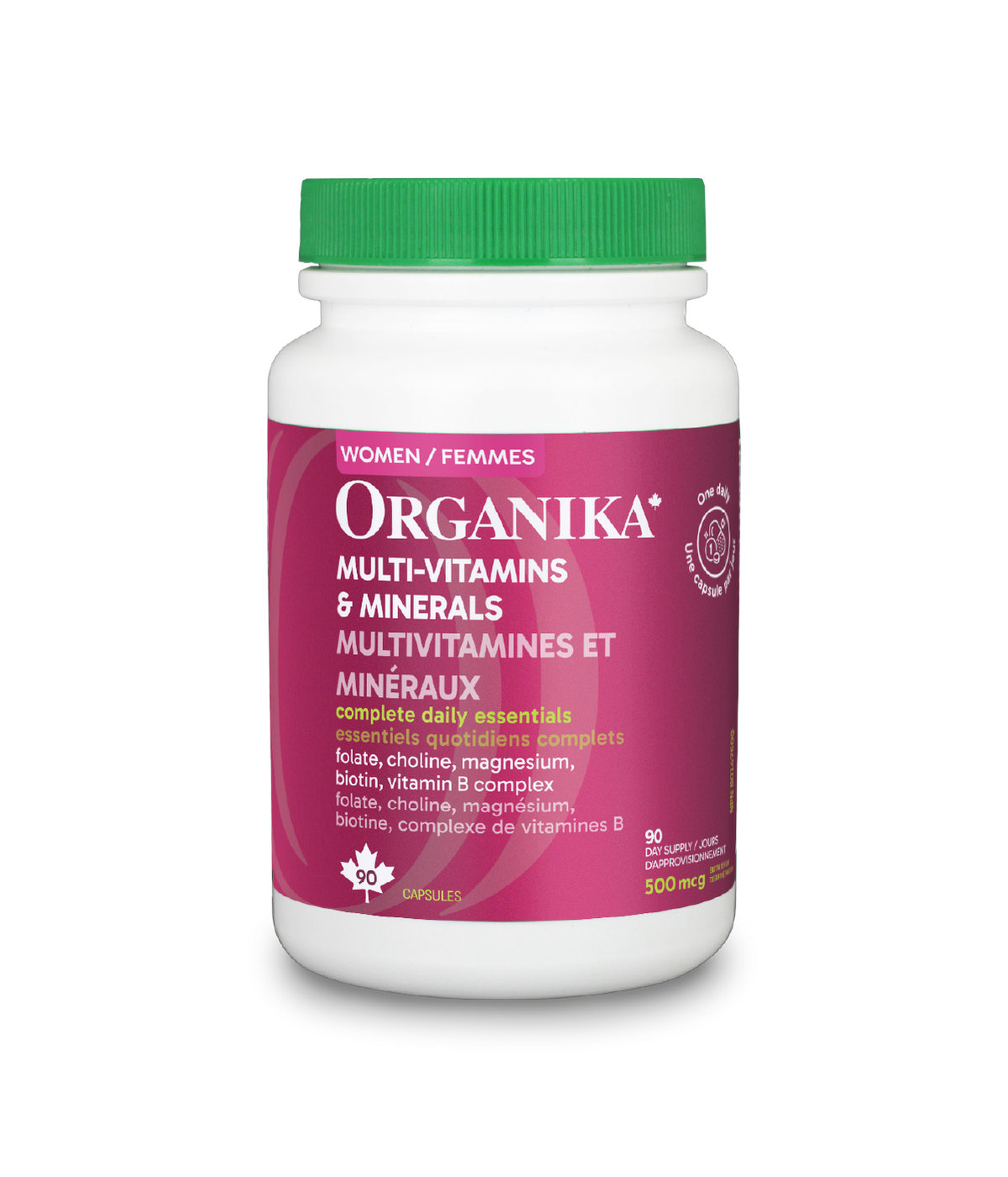 Multi-Vitamins and Minerals - 90 Vcaps - Organika Health Products