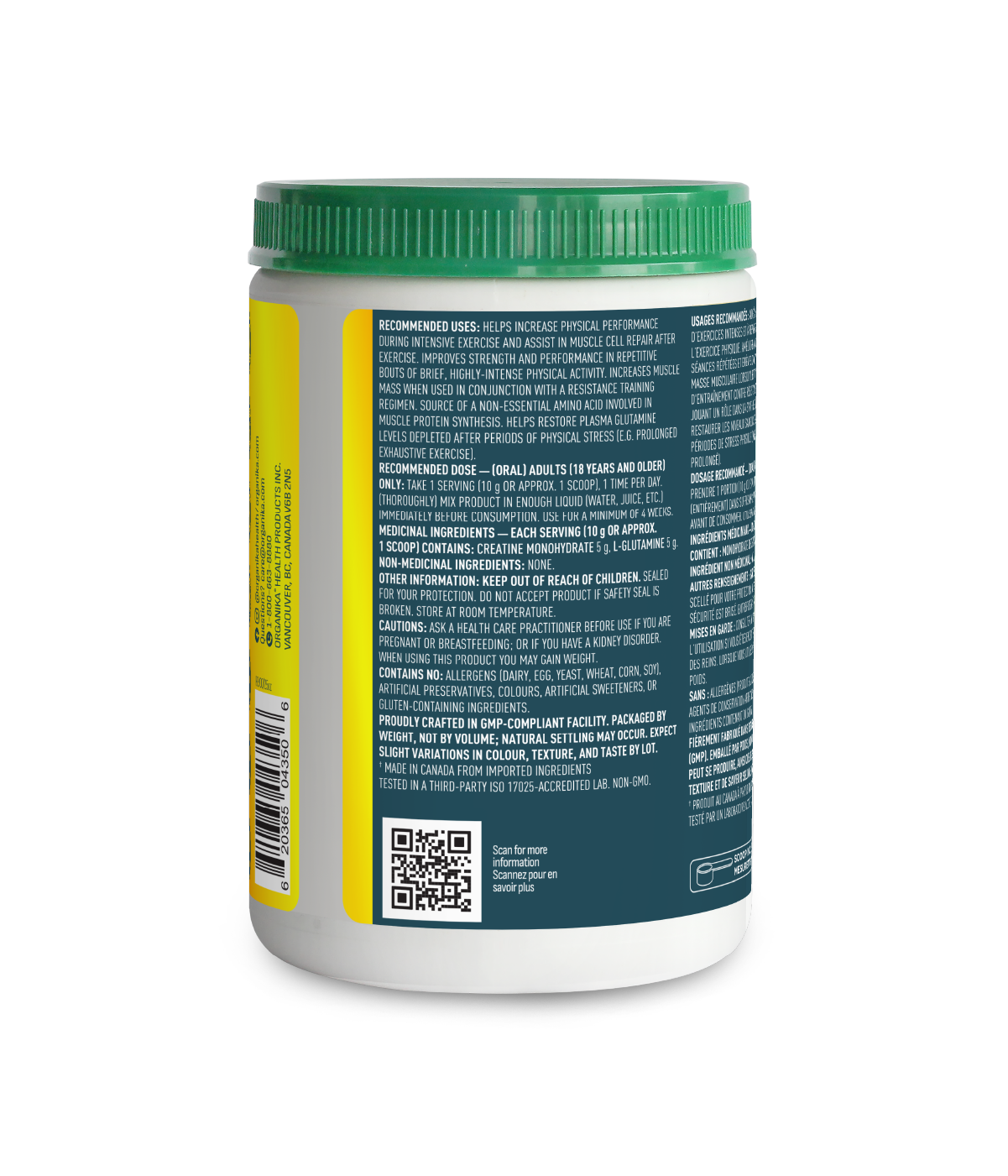 Creatine + Glutamine - Unflavoured
