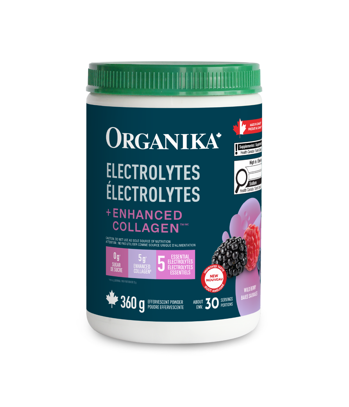 Electrolytes + Enhanced Collagen - Wild Berry