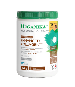 Chocolate Enhanced Collagen™ - 252 g - Organika Health Products