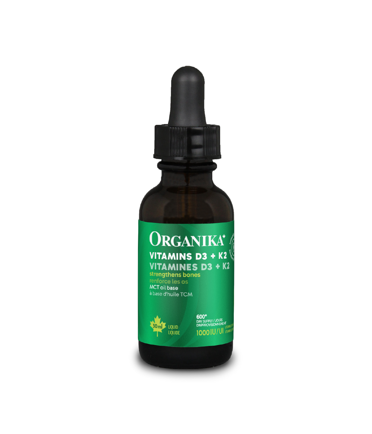 Liquid Vitamins D3 + K2