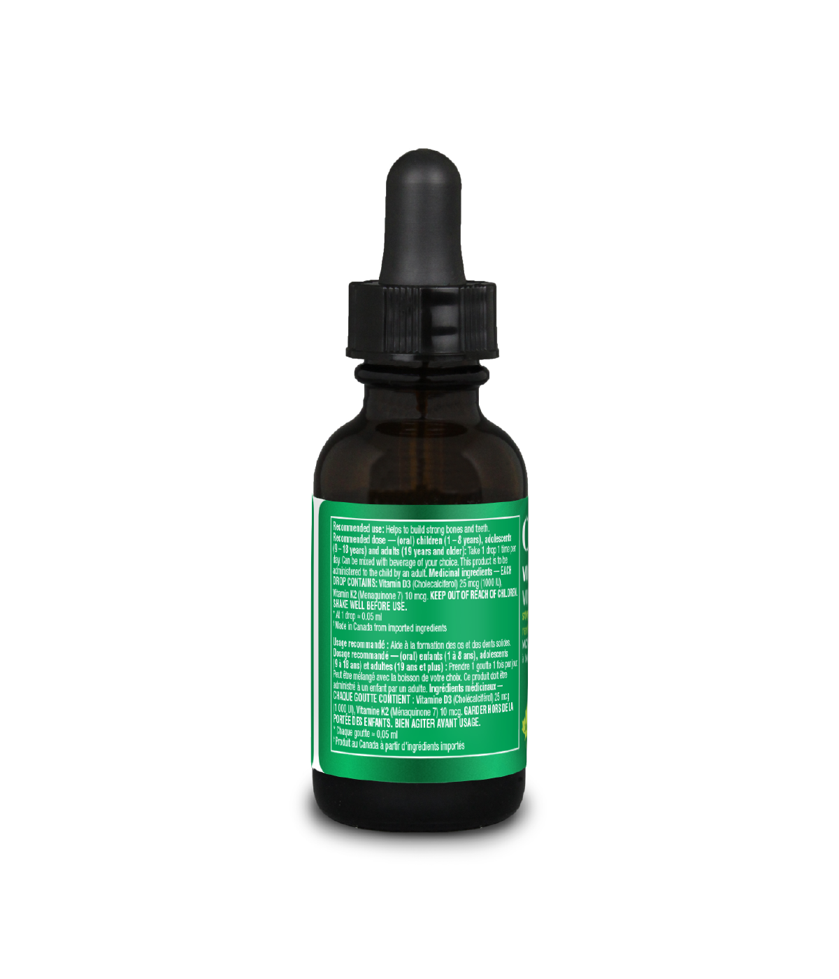 Liquid Vitamins D3 + K2