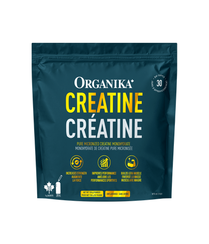 Creatine Sachets - Unflavoured - 5 g x 30 Sachets - Organika Health Products