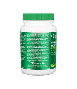 Absolute Iron - 120 Vcaps - Organika Health Products
