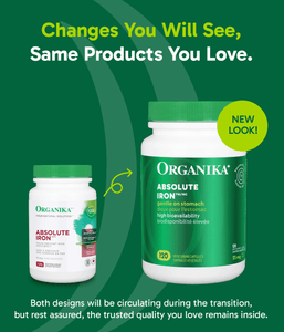 Absolute Iron - 120 Vcaps - Organika Health Products