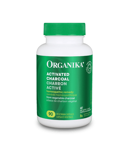 Activated Charcoal - 90 Vcaps - Organika Health Products