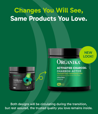 Activated Charcoal Powder - 40 g - Organika Health Products