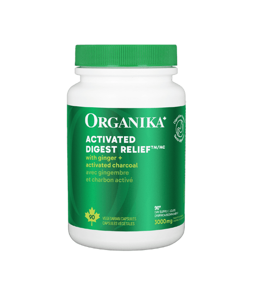 Activated Digest Relief - 90 vcaps - Organika Health Products