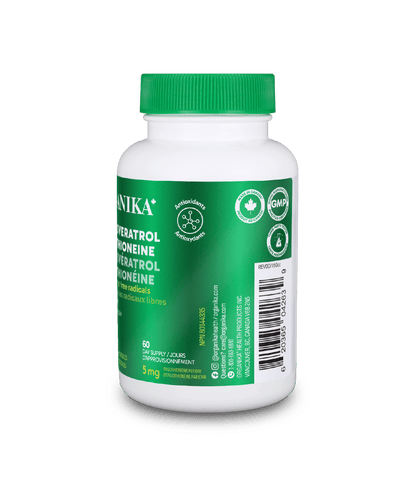 ALA+Resveratrol+Ergothioneine - 60 Vcaps - Organika Health Products
