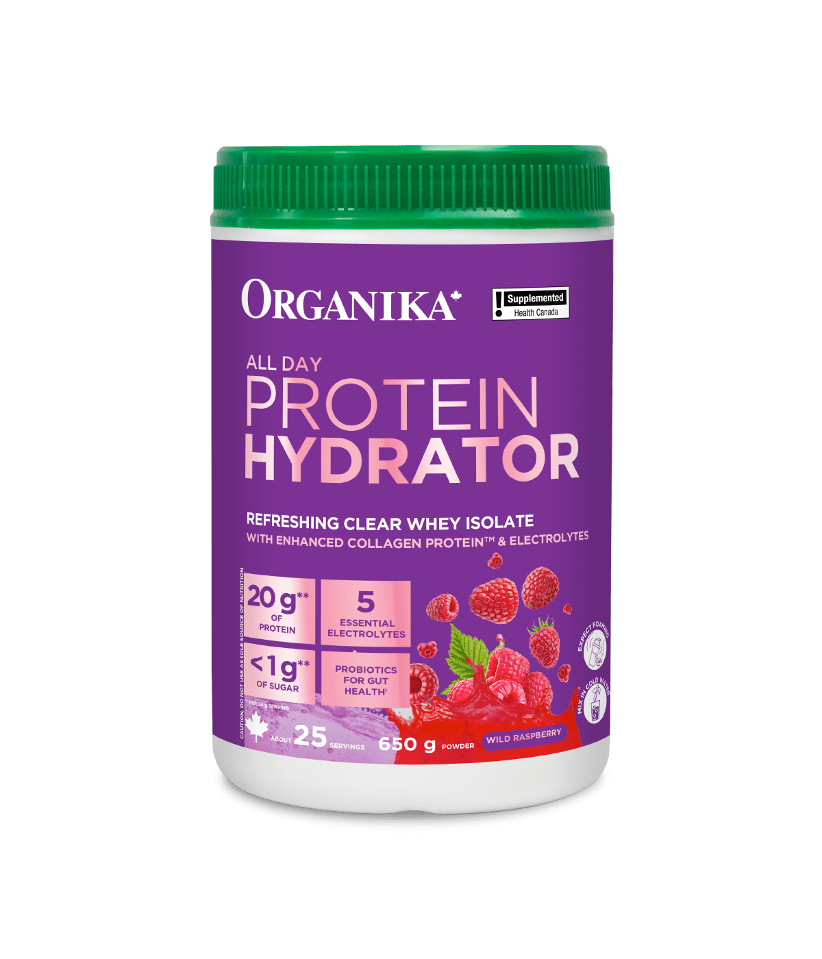 All Day Protein Hydrator - 650 g - Organika Health Products