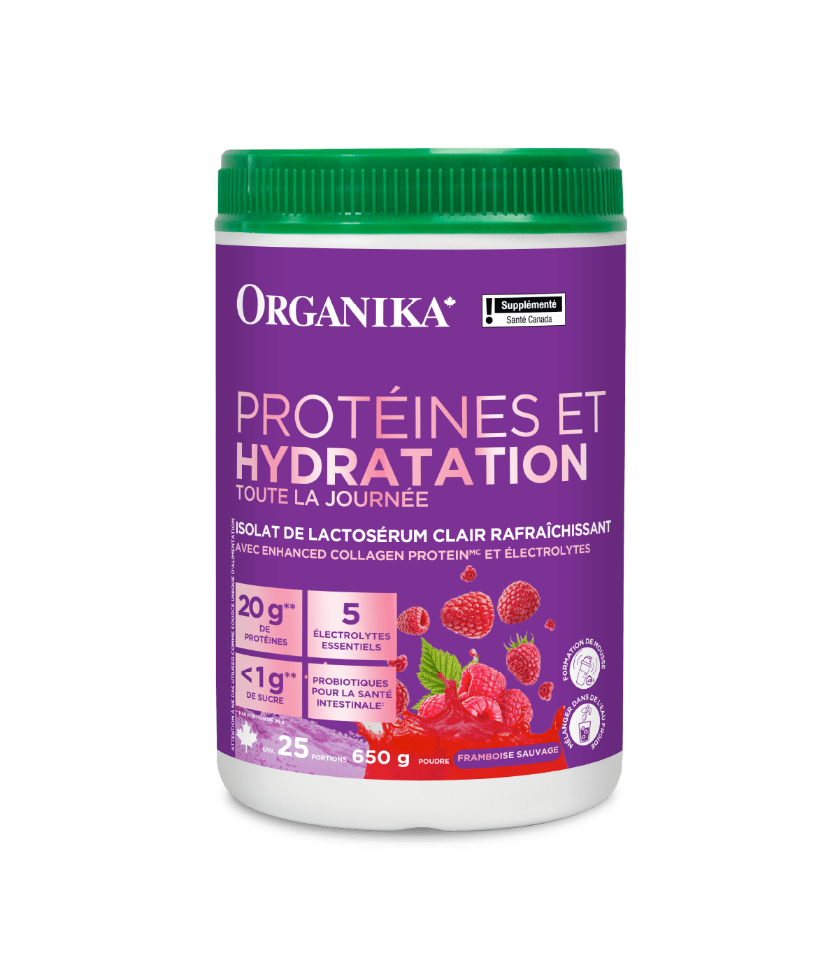 All Day Protein Hydrator - 650 g - Organika Health Products
