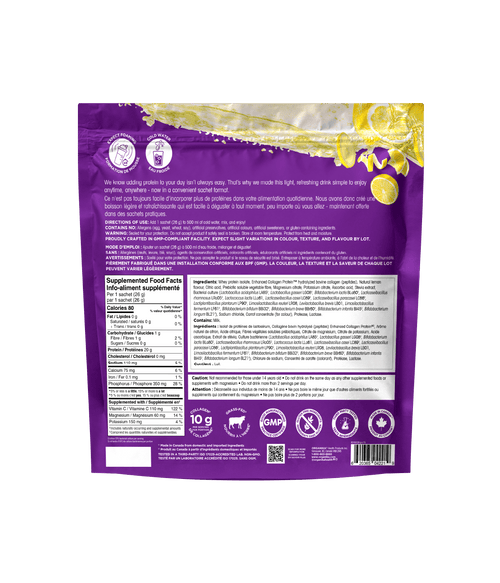 All Day Protein Hydrator Sachets - 10 Pack - Organika Health Products