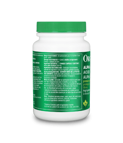 Alpha Lipoic Acid - 120 caps - Organika Health Products