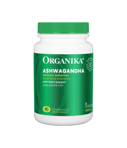 Ashwagandha with Black Pepper - 90 vcaps - Organika Health Products