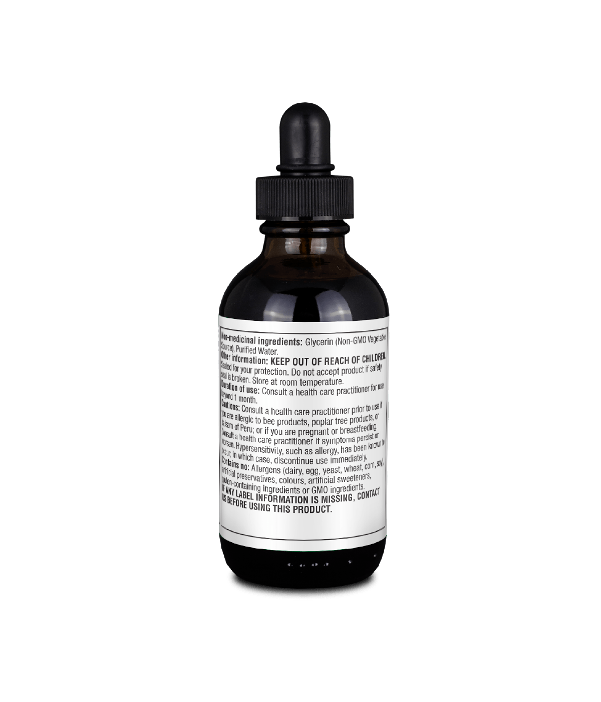 Bee Propolis Liquid - 100ml - Organika Health Products