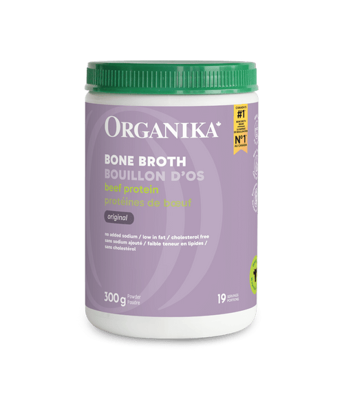 Beef Bone Broth Protein Powder - Original - Organika Health Products