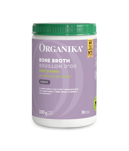 Beef Bone Broth Protein Powder - Original - Organika Health Products