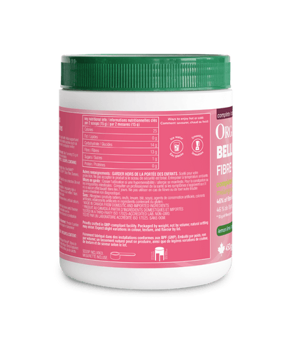 Belli - Bliss Complete Fibre - Lemon Lime - 450 g Tub - Organika Health Products