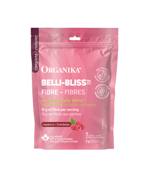 Belli - Bliss Complete Fibre - Raspberry - 10 Sachets - Organika Health Products
