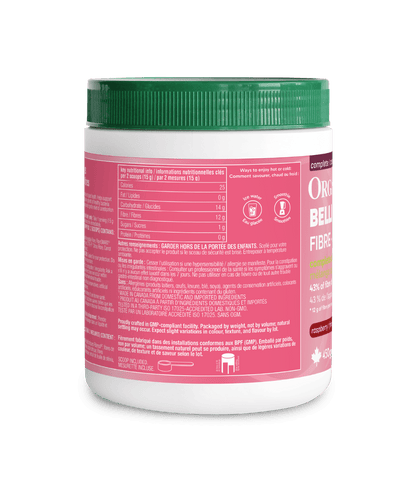 Belli - Bliss Complete Fibre - Raspberry - 450 g Tub - Organika Health Products