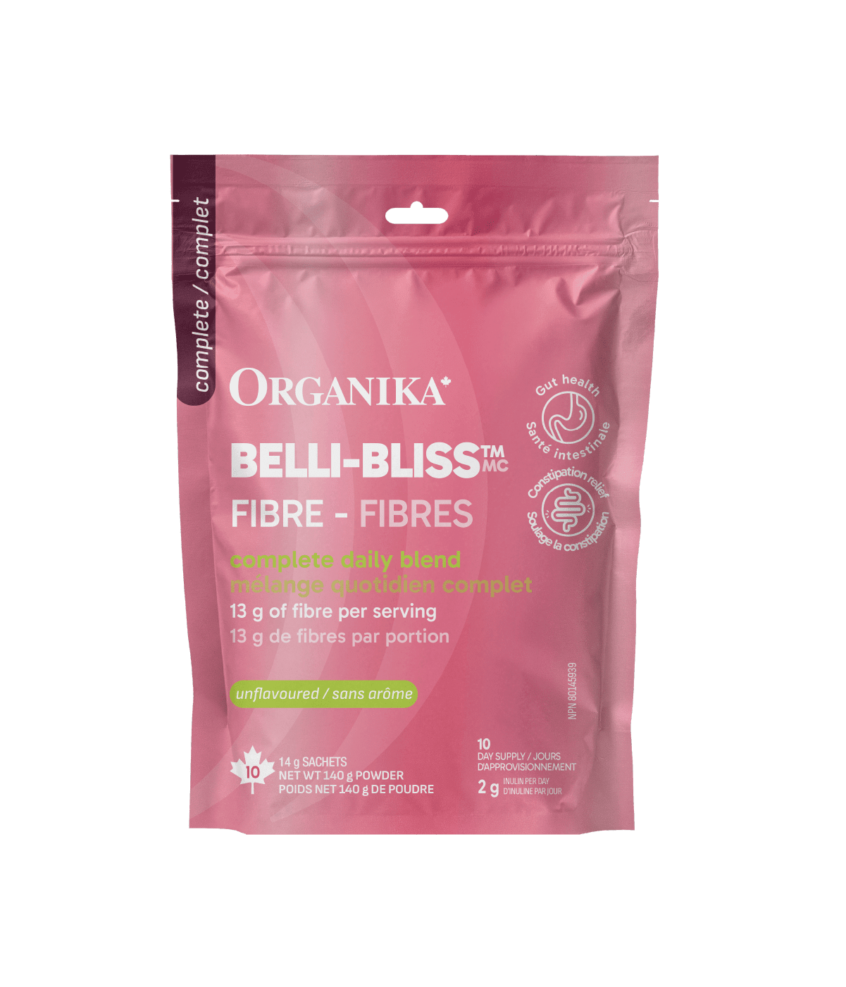 Belli-Bliss™ Fibre Complete - 10 Sachets - Organika Health Products