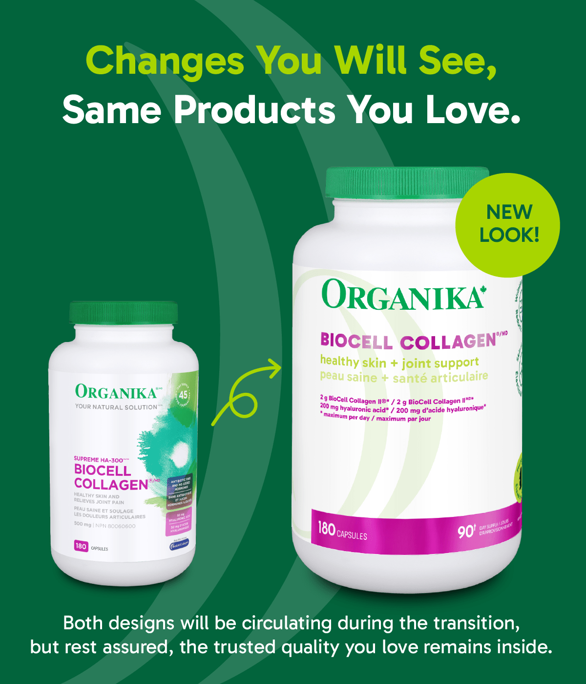 BioCell Collagen - 180 caps - Organika Health Products