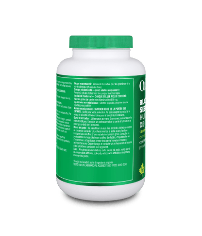 Black Cumin Seed Oil - 120 sftgl - Organika Health Products