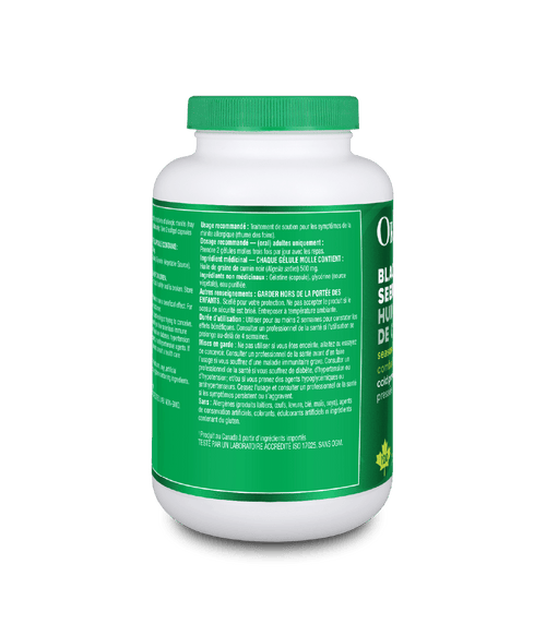 Black Cumin Seed Oil - 120 sftgl - Organika Health Products