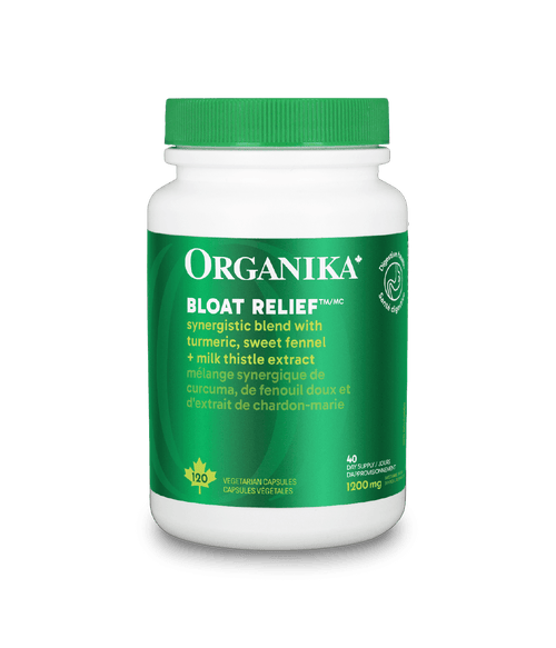 Bloat Relief - 120 Vcaps - Organika Health Products