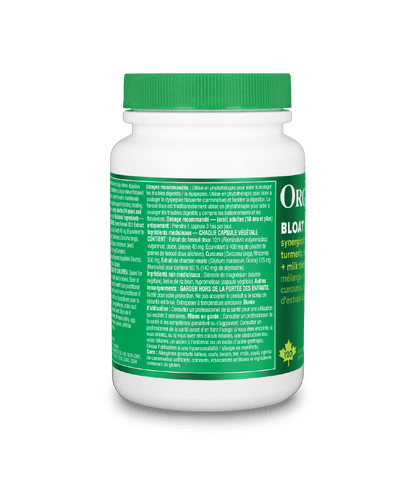 Bloat Relief - 120 Vcaps - Organika Health Products