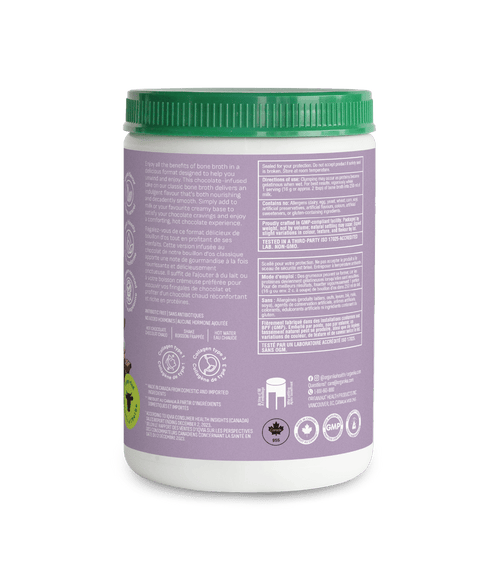 Bone Broth Beef Protein - Chocolate - Chocolate - Organika Health Products
