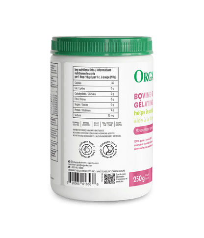 Bovine Gelatin - 250 g - Organika Health Products