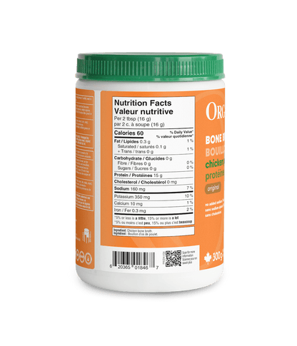 Chicken Bone Broth Protein Powder - Original - Organika Health Products