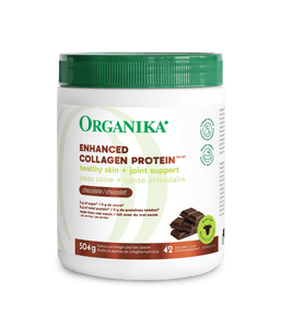 Chocolate Enhanced Collagen - 252 g - Organika Health Products