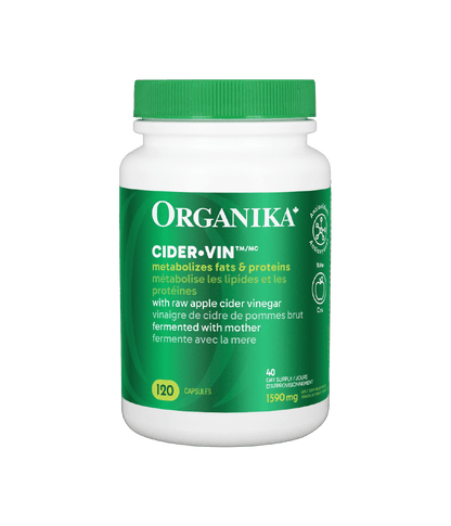 Cider Vin - 120 Caps - Organika Health Products