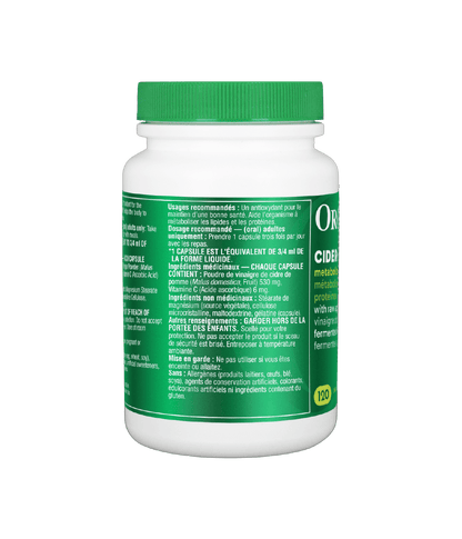 Cider Vin - 120 Caps - Organika Health Products