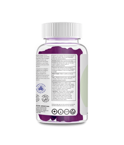 Collagen Gummies - Blueberry Bliss - Organika Health Products