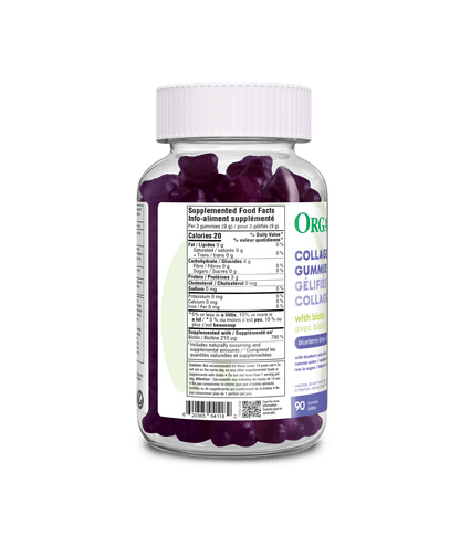 Collagen Gummies - Blueberry Bliss - Organika Health Products