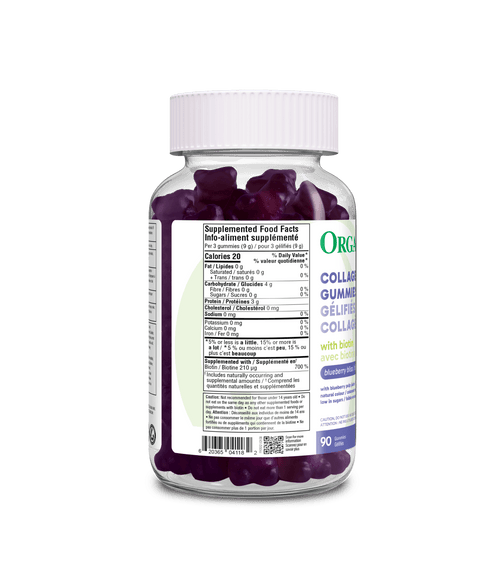 Collagen Gummies - Blueberry Bliss - Organika Health Products