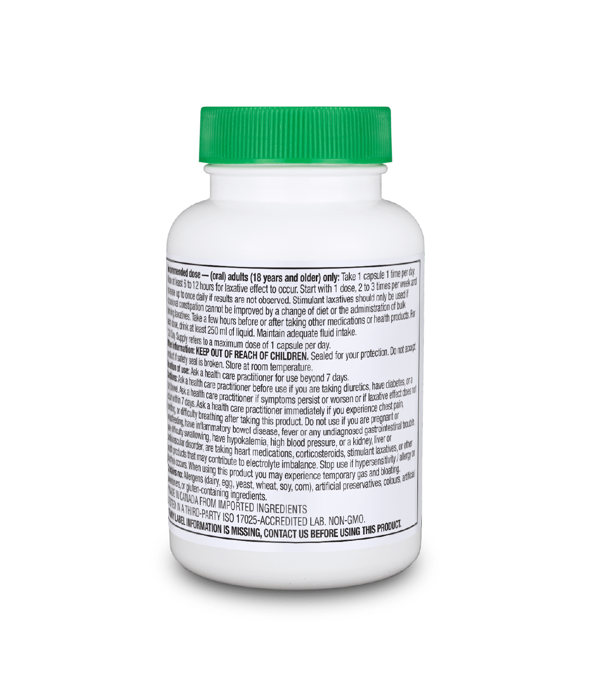 Colon Cleanse - 28 vegetarian capsules - Organika Health Products