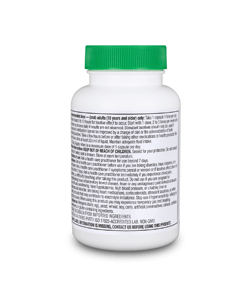 Colon Cleanse - 28 vegetarian capsules - Organika Health Products
