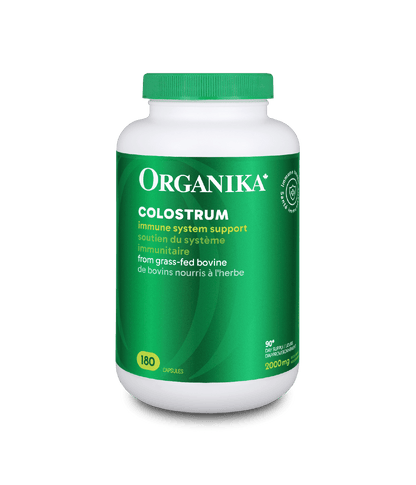 Colostrum Capsules - 180 Caps - Organika Health Products