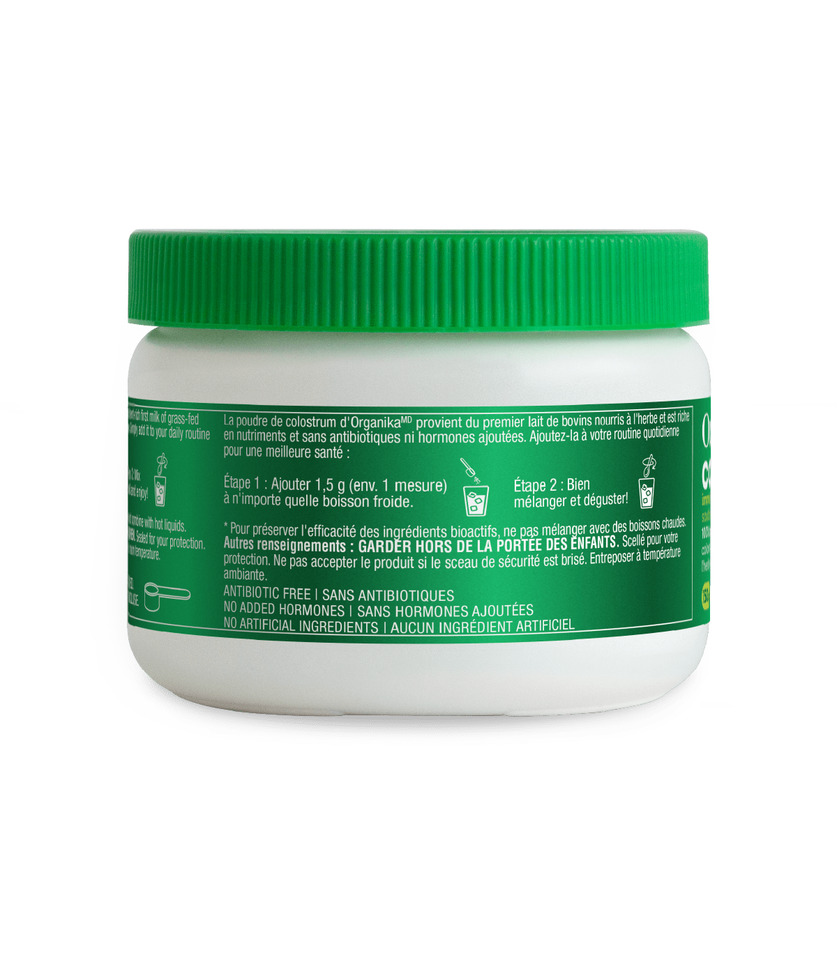 Colostrum Powder - 150 g - Organika Health Products
