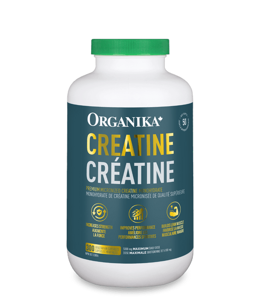 Creatine Capsules - 300 vcaps - Organika Health Products